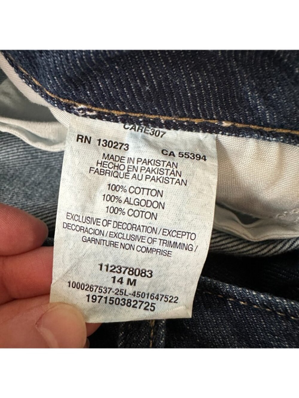 NWT Lee Wide Leg Trouser Jeans 100% Cotton 14 Regular - Picture 6 of 8